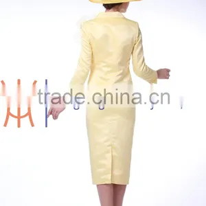 2015 Latest and Fashion Ramie Twill Ladies Elegant Suits thumbnail-3