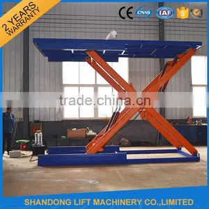 3Ton Inground Hydraulic Mobile Scissor Car Lift thumbnail-2