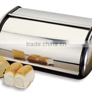 Stainless Steel Green Bread Box thumbnail-1