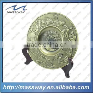 Custommized Souvenir 3D Metal Engraved Commemorative Plates thumbnail-5