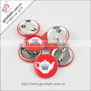 China Wholesale Large Various of Styles Custom Metal Button Badge thumbnail-1