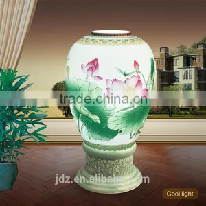 Wooden Porcelain Led Vintage Table Light Table Lamp Home Decor Light Table thumbnail-1