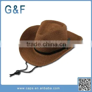 China Summer Cowboy Straw Hat thumbnail-6