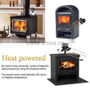 2 Blades Eco Stove Fan Stove Top Fan thumbnail-6