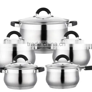 High Quality Stainless Steel10pcs Kitchenware/cookware Sets thumbnail-1