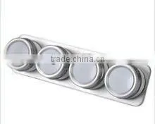 4pcs Set Stainless Steel Magnetic Spice Jar(KSS-J098) thumbnail-1