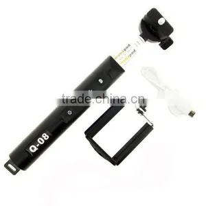 Selfie Extendable Wired Remote Shutter Handheld Selfie Stick Monopod For Phone thumbnail-1