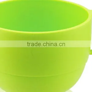 Candy Color Customized Lovely Promotional Plastic Milk Tooth Cup With Handle thumbnail-4