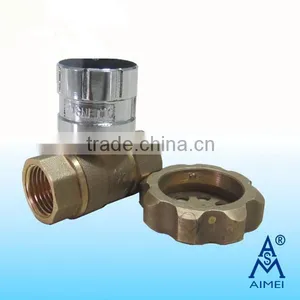 Magnetic Lockable Brass Ball Valve thumbnail-1
