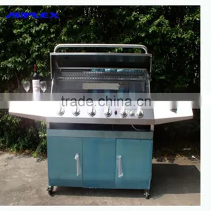 Iron Window Grill Design 6 Burners Pellet Char Grill thumbnail-2