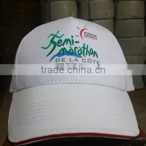 5 Panel Twill Cotton Printed Baseball Cap thumbnail-1