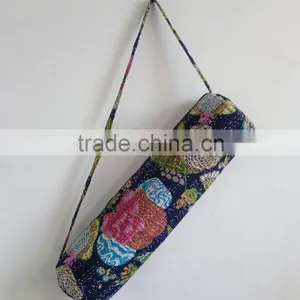 Blue Yoga Mat Bag Shoulder Bag Unisex Traditional Yoga Mat Bag Vintage Yoga Bag Unisex Bag Cross Body Bag thumbnail-1