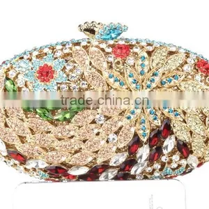 Wholesale Clutch Bags Fashion Evening Bag Designer Evening Crystal Bag Handmade thumbnail-2