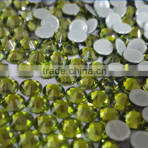 Hot Selling New Quality Ss20 Olive Color DMC Hot Fix Stone With Super Shine Quality Choice thumbnail-2