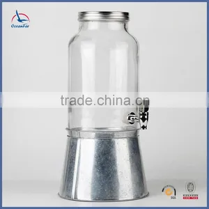 Sealing Drink Dispenser Glass High Quality Glass Beverage Dispenser thumbnail-2