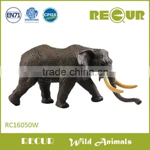 Mini Plastic Elephant Realistic PVC Plastic Elephant Plastic Elephant 3d Animals Craft thumbnail-1