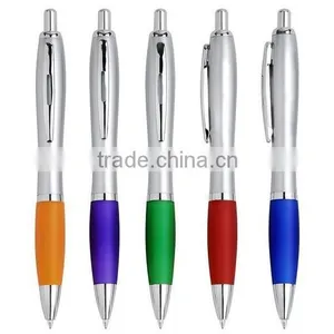 Promotion Silver Ball-point Pen With Black Refill thumbnail-1