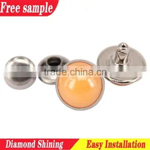 Romantic Rhinestone Rivets Metal Rhinestone Button Decorative Shoes Parts thumbnail-1