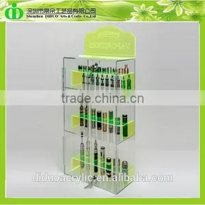 DDC-C023 Trade Assurance Chinese Factory Wholesale SGS Test Lockable Acrylic E-cigarette Cabinet thumbnail-1