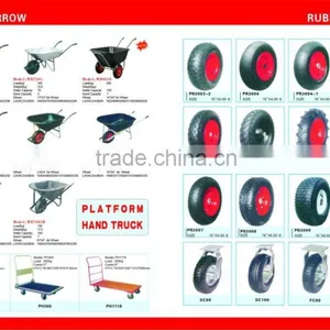 Wheelbarrow Tyre, Wheel Barrow Tire, Wheel Barrow Rubber Tire 400-8 4pr Wheelbarrow Tyre thumbnail-5