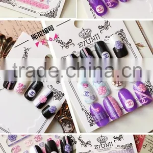 1sheet Nail Art Water Decals Nail Stickers Water Transfer Sticker Charming Fantastic DIY Stickers thumbnail-4