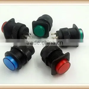 Ram Switch ,25mm Black Surface Circle Lighted Vandal Proof- Ram Switch thumbnail-2