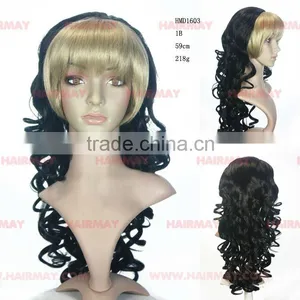 3/4 Wig Black Wig thumbnail-1
