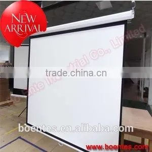Electric Wall Mount 1:1 84 Inch Motorized Projection Screen for Office Presentation Equipment thumbnail-1