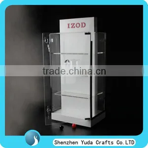 Shenzhen Factory Selling Wooden Watch Stand With Lock/ Double Sided Watch Display Case Cabinet thumbnail-1