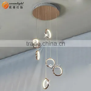 Rings Modern Light Pendant Indoor Light Aluminum Isulation Lamp OXD9913-50W thumbnail-5