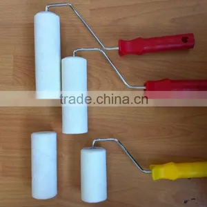High Density Plastic Handle White Paint Roller thumbnail-1