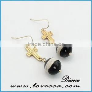 Korean Women Jewelry DIY Elegant Stones Crystal Jewelry Earrings 2016 thumbnail-5
