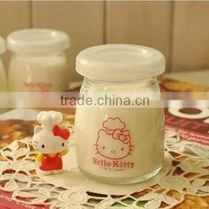 Airtight Cheapglass Mini Milk Bottle With Plasric Lid thumbnail-1