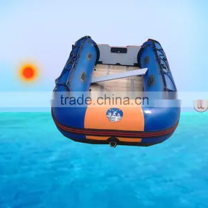330cm Inflatable PVC Boat With Plywood Floor for Sports, Fishing, Rescue and Entertainment thumbnail-1