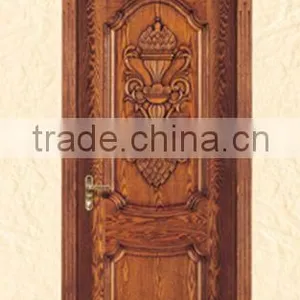 Exterior Prehung Mahogany Solid Wooden Door TWED-23 thumbnail-1