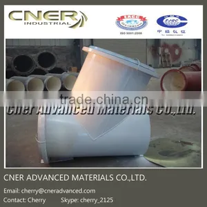 Hot Sale Alumina Ceramic Lined T-pipe Made In China thumbnail-1