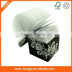 Black Print Memo Paper Cube,promotional Memo Block,custom Memo Note Cube thumbnail-1