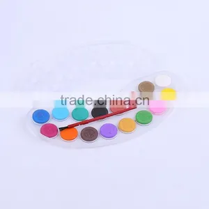 2016 New Style 8/12/16 Colors Moonlike Powder Watercolor Paint Cakes Set Professional Quality in Plastic Box thumbnail-4