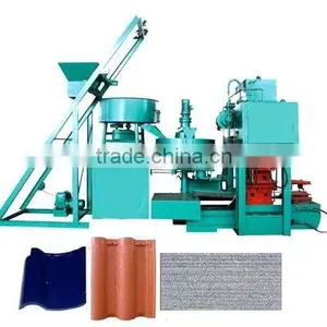 Dongyue Group QT8-130T Cement Automatic Concrete Roof Tile Making Machine Price thumbnail-1