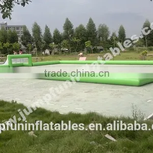 First-class Inflatable Football Bubble Pitch/Large Football Field for Bumper Bubble Playground thumbnail-1