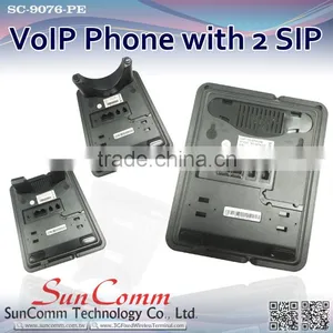 SC-9076-PE Promotion IP Phone With PoE With 2 SIP, LED for Call and Message Waiting Indication thumbnail-6