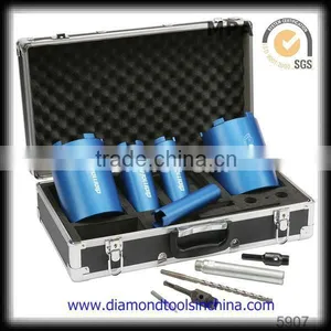 Dry Granite Silver Brazed Diamond Core Drill Bits With Side Protection thumbnail-1