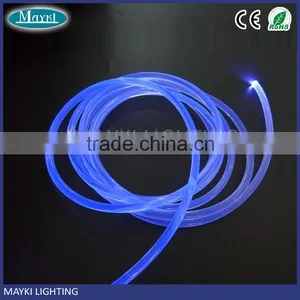 Pool and Spa Decoartin Fiber Optic Perimeter Light With 8.0mm Side Glow Cable and 6 Color Wheel Illuminator thumbnail-4