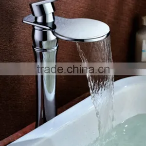Kaiping Faucet Supplier Wholesale Chrome Waterfall Basin Faucet, Kaiping Basin Faucet Price With Good Quality thumbnail-2