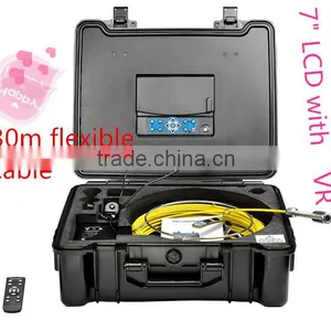 Tvbtech Flexible Video Pipe Inspection Camera, Sewer Drain Inspection System With Text Writer thumbnail-1