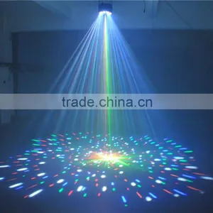 Mix LED Laser White Strobe + RGBWY LED Beam + 150mW RG 8 Pattern Laser Light | 3 in 1 Led Lights Laser thumbnail-6
