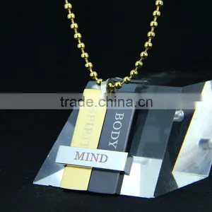 316L Stainless Steel Black Pendants for Promotion thumbnail-1