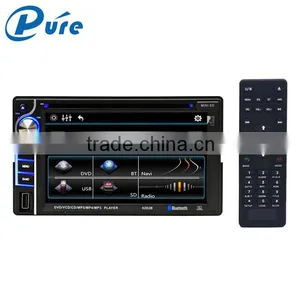 Hot Sale 6.2 Inch Double Din Touch Screen Car DVD Player Built in TV System/ FM Radio/ Amplifier With Bluetooth thumbnail-5