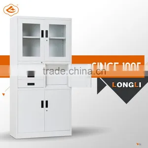 Steel KD Furniture Metal Combination Cupboard With Drawers thumbnail-5