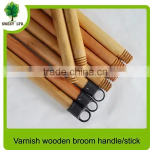 Wholesale Varnished Quality Wooden Handle / Shovel Handle With Cap120*2.2CM thumbnail-3